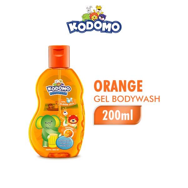 Kodomo Shower Gel Orange Botol 200 ml - 1