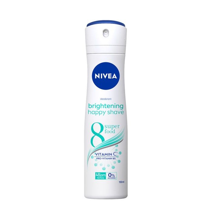 NIVEA Deodorant Brightening Happy Shave Spray 150ml - Ketiak Cerah - 2