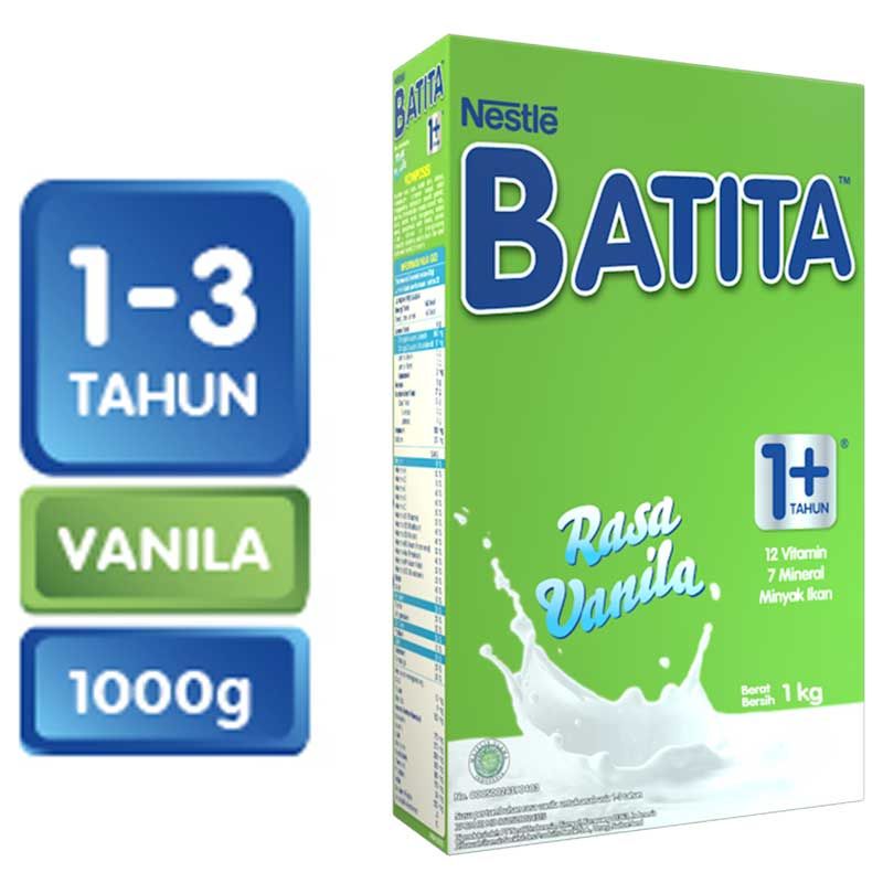 Dancow BATITA Vanilla+Iron 1000g - 1
