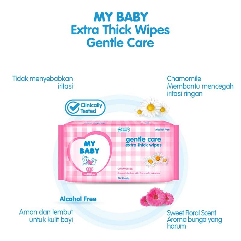 My Baby Extra Thick Wipes 50+50S Gentle Care - 2