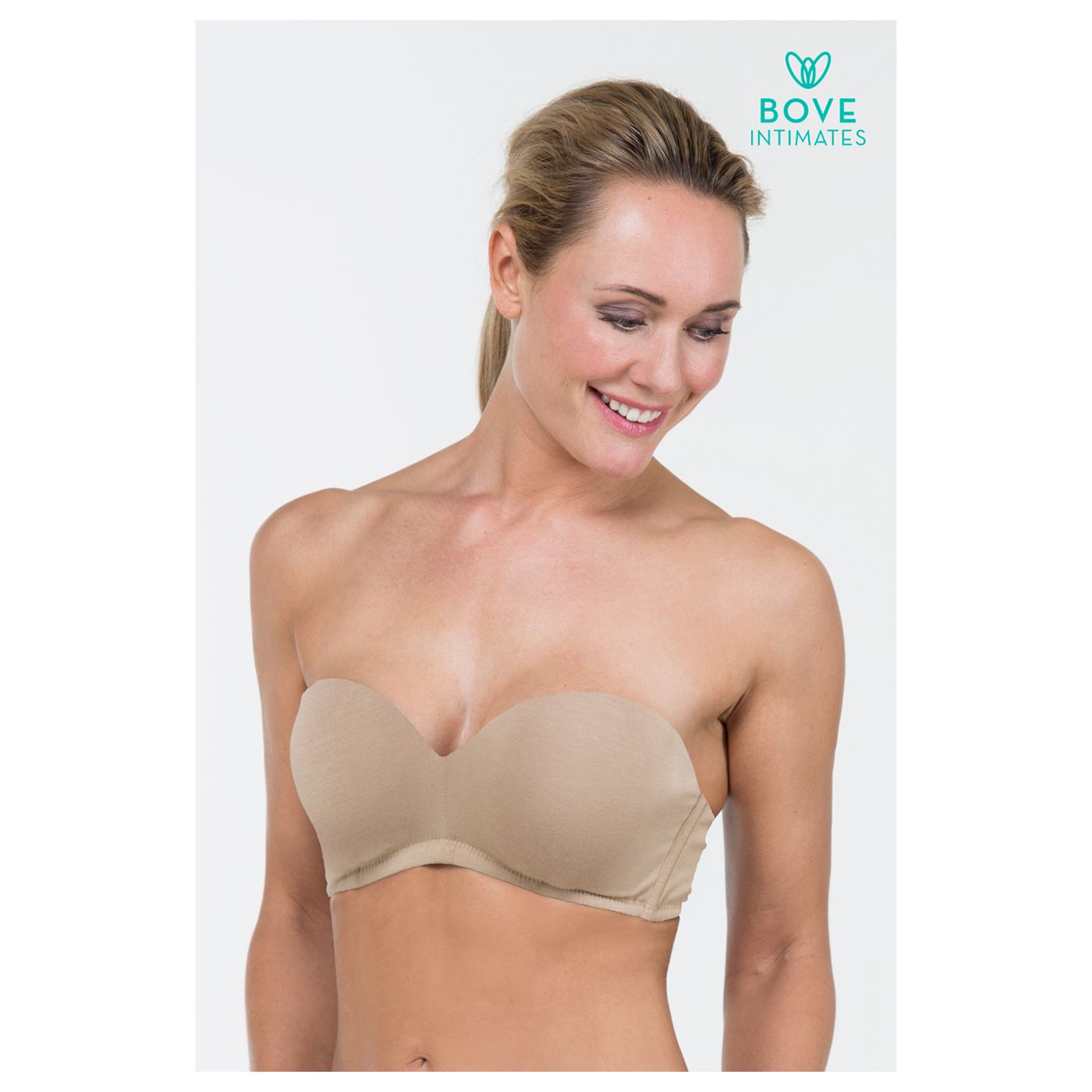 Spring Maternity Marlie Bamboo Removable Straps Bra Nude XS - 4