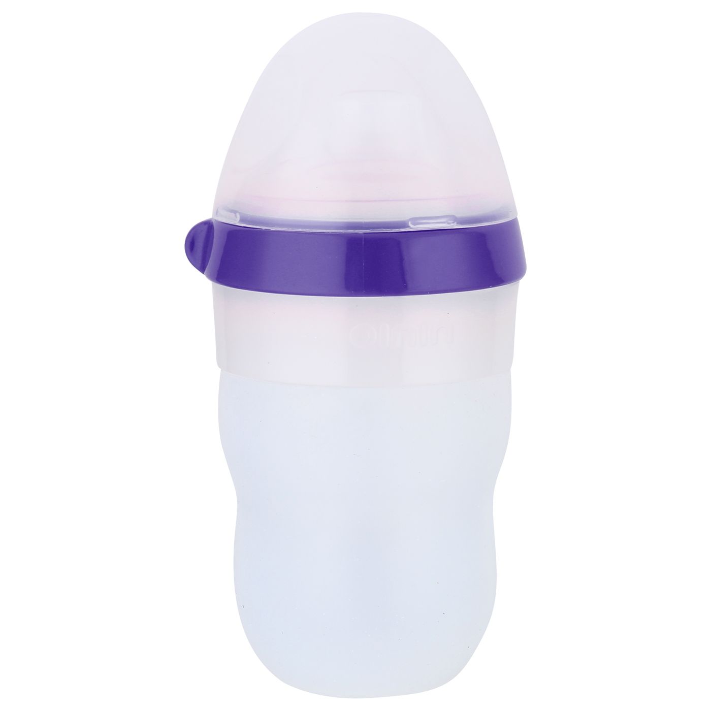 Ninio Non-Drip Silicone Spout Cup 7oz Purple - 1