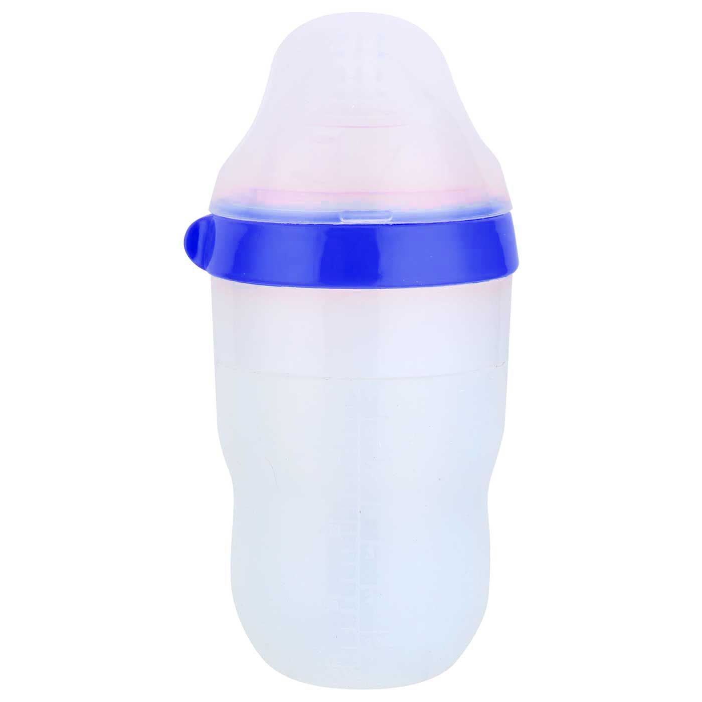 Ninio Silicone Bottle with Filter 7oz Blue - 3