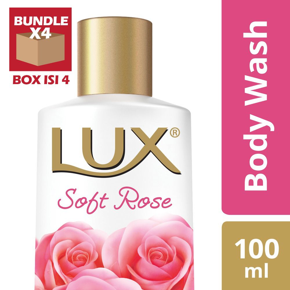 Lux Sabun Cair Soft Rose Bottle 100ml (Pack Of 3) - 2