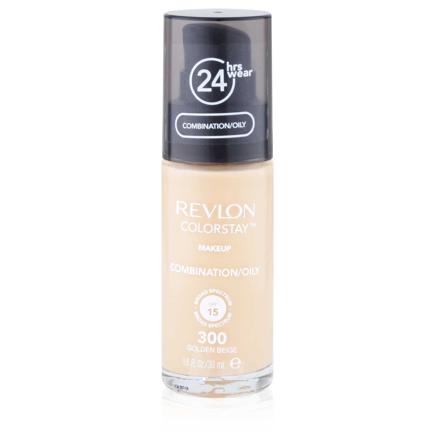 Revlon Colorstay Makeup Combination/Oily GoldenBeige w/ Pump - 1