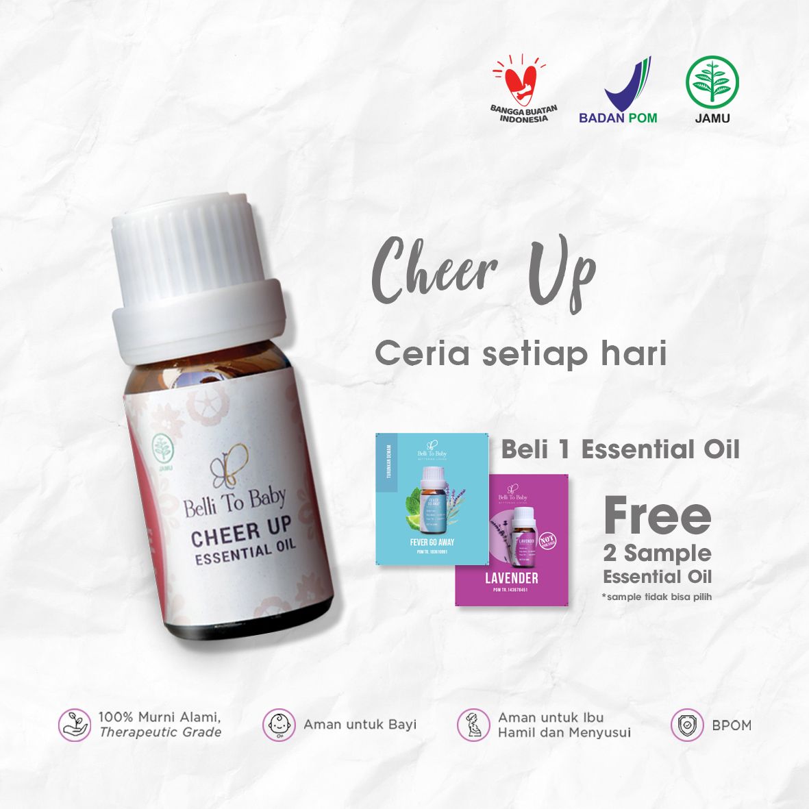 Belli To Baby Essential Oil Cheer Up 10ml - 1