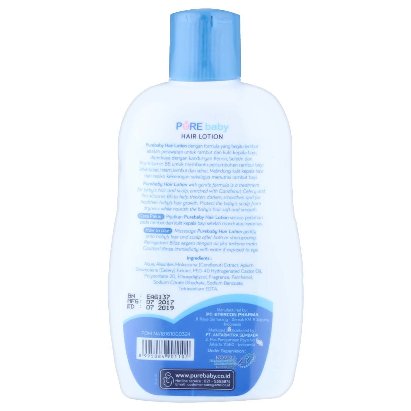 Pure Baby Hair Lotion 230 ml - 2