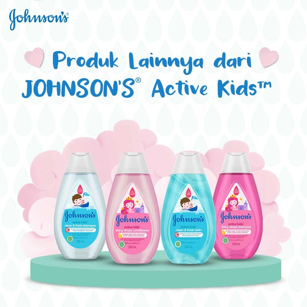 JOHNSON'S Active Kids Shiny Drops Shampoo 100ml - 6
