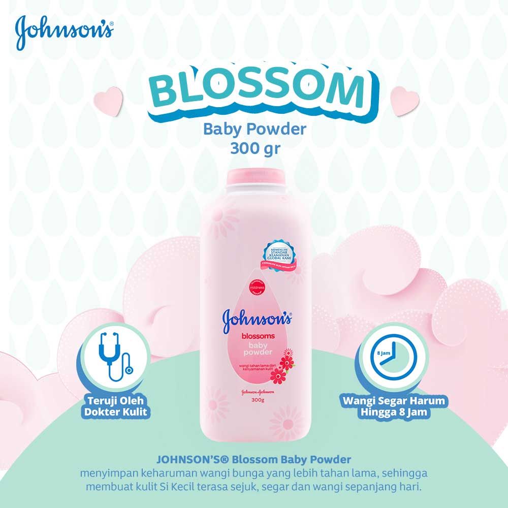JOHNSON'S Blossom Powder 300gr - 2