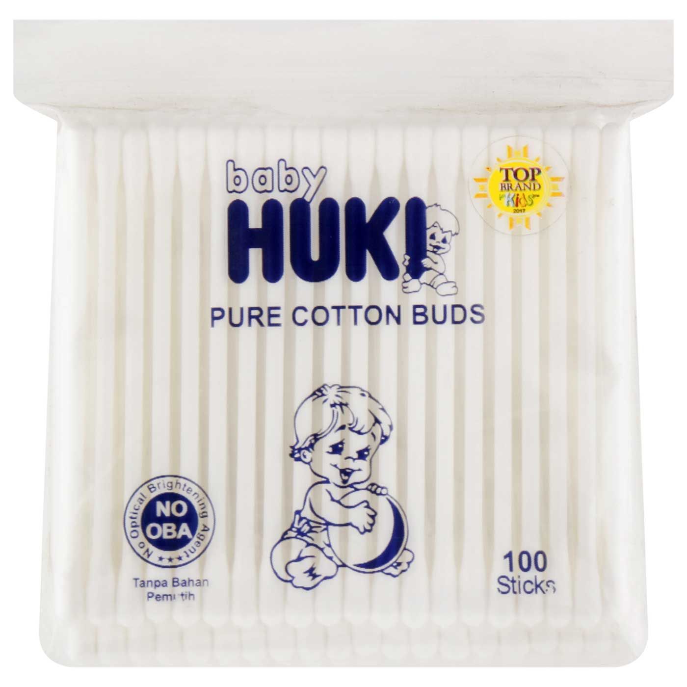 Free Huki Cotton Buds Standard ZAK Putih (Isi 100) - 1