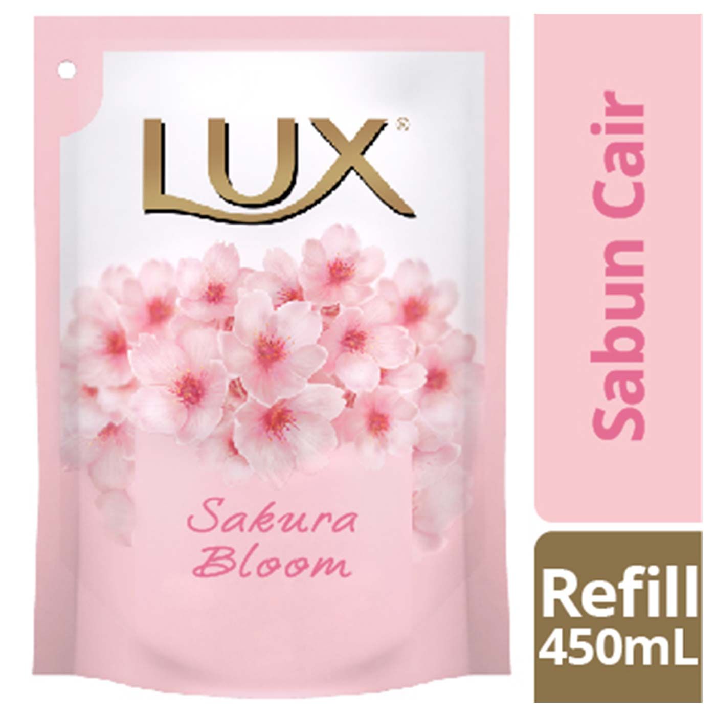 Lux Sabun Cair Sakura Bloom Refill 450ml - 1