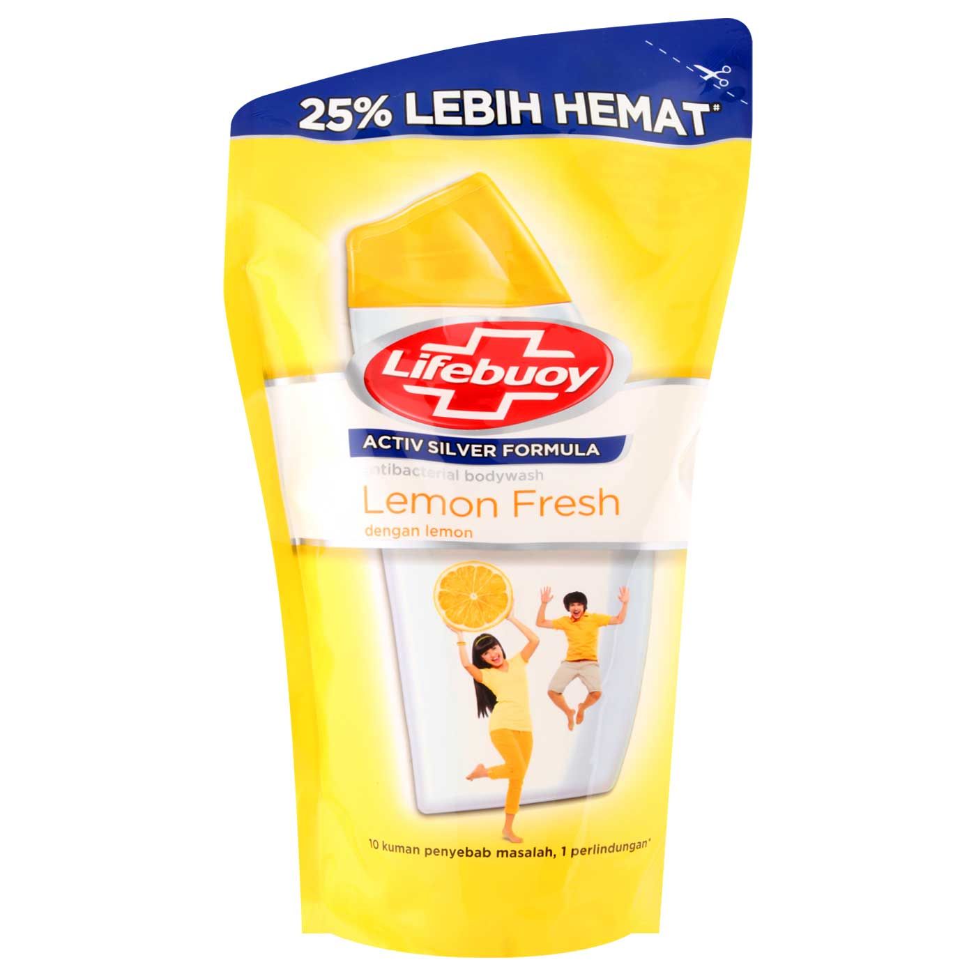 Lifebuoy Sabun Cair Lemon Fresh Refill 900ml - 3