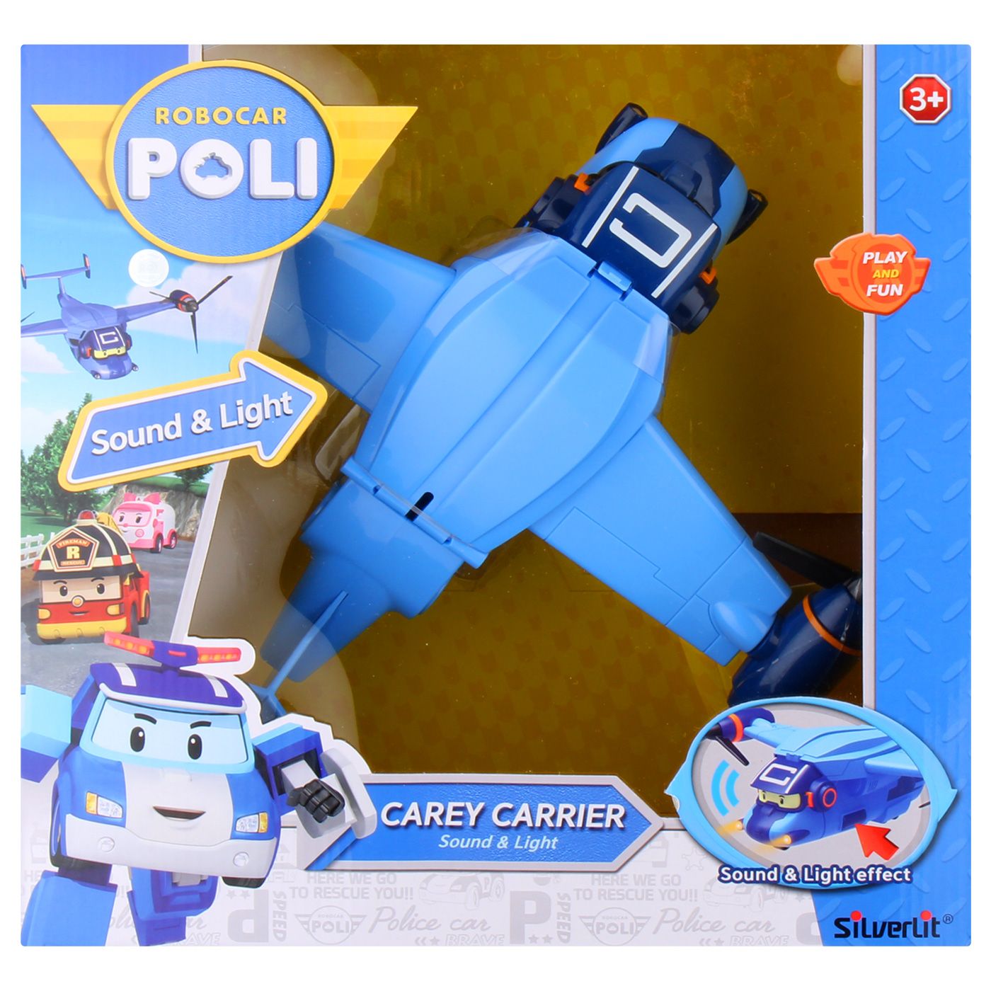 Robocar Poli Light Carry Case & Transforming Poli - 1