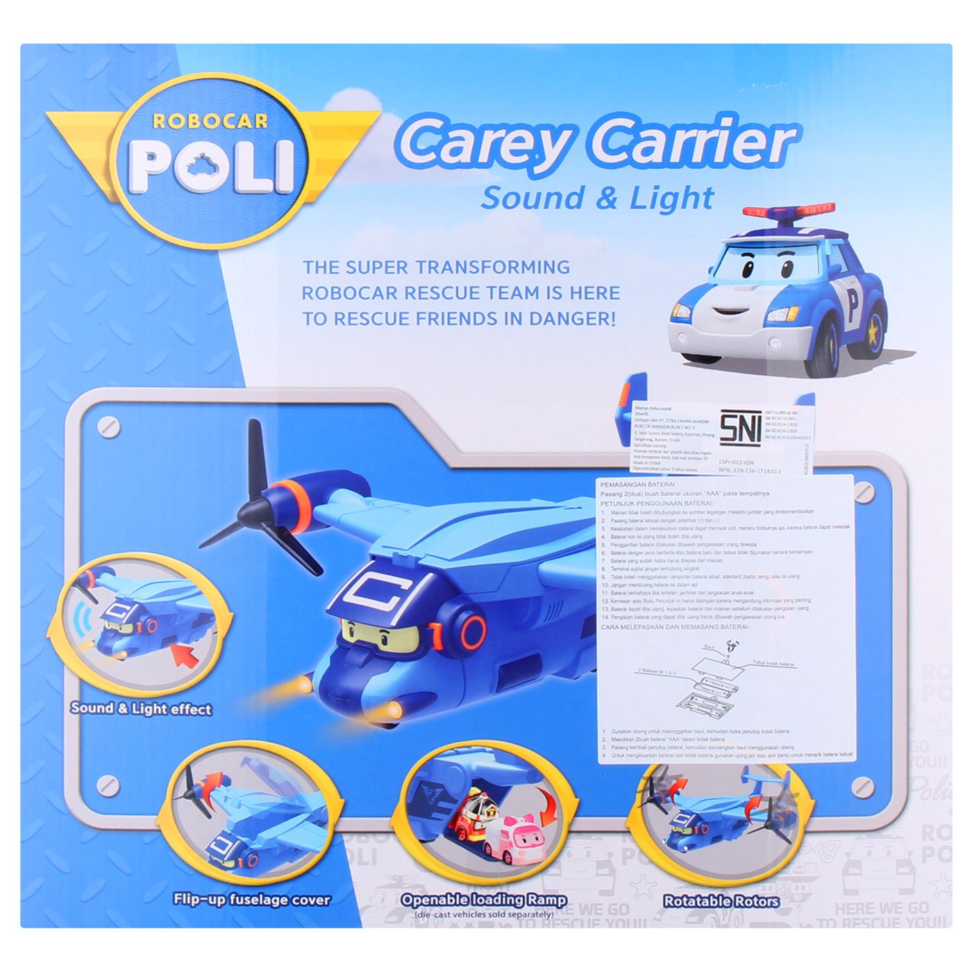 Robocar Poli Light Carry Case & Transforming Poli - 5
