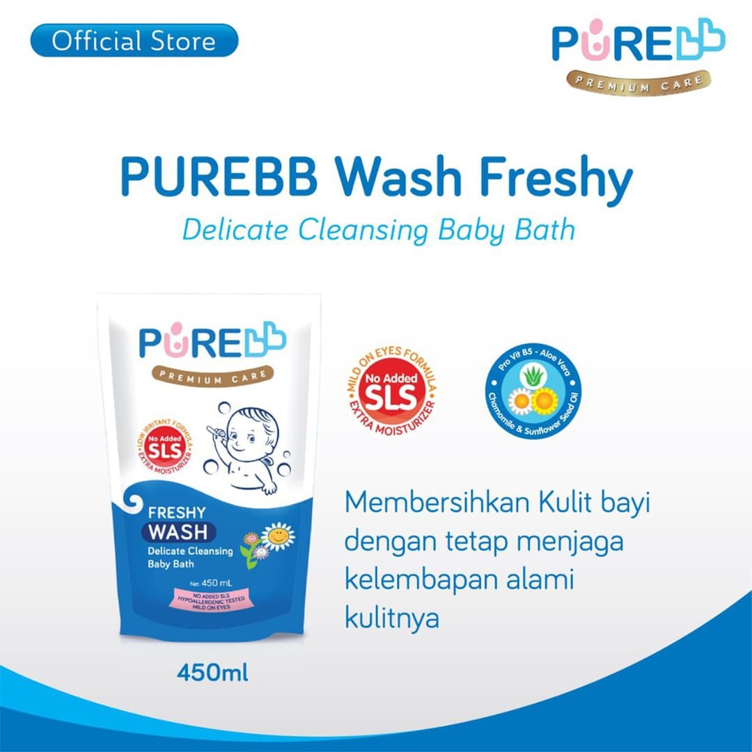 PUREBB Wash Freshy Refill 450 ML - 1