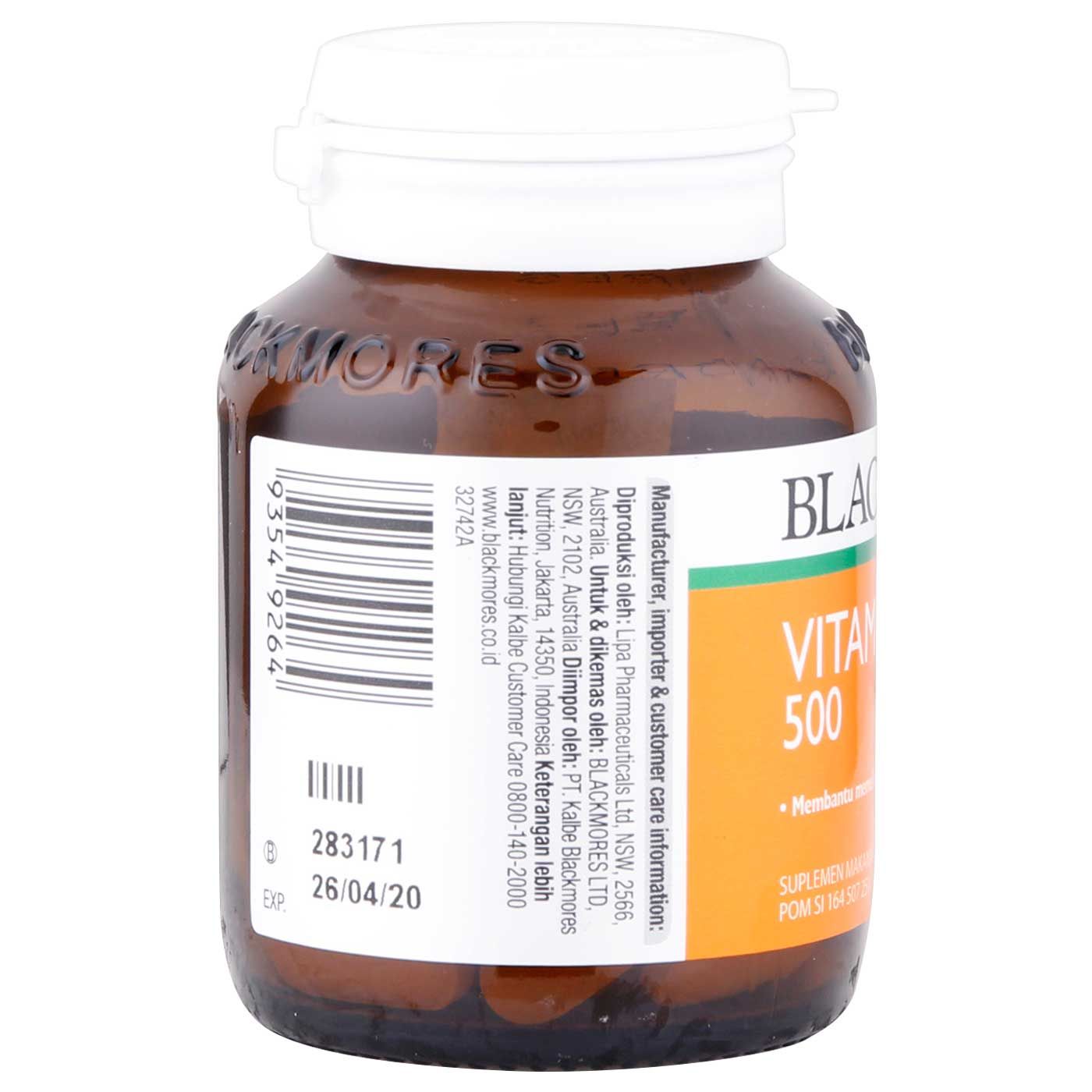 Blackmores Vitamin C 500mg 60 Tablets - 3