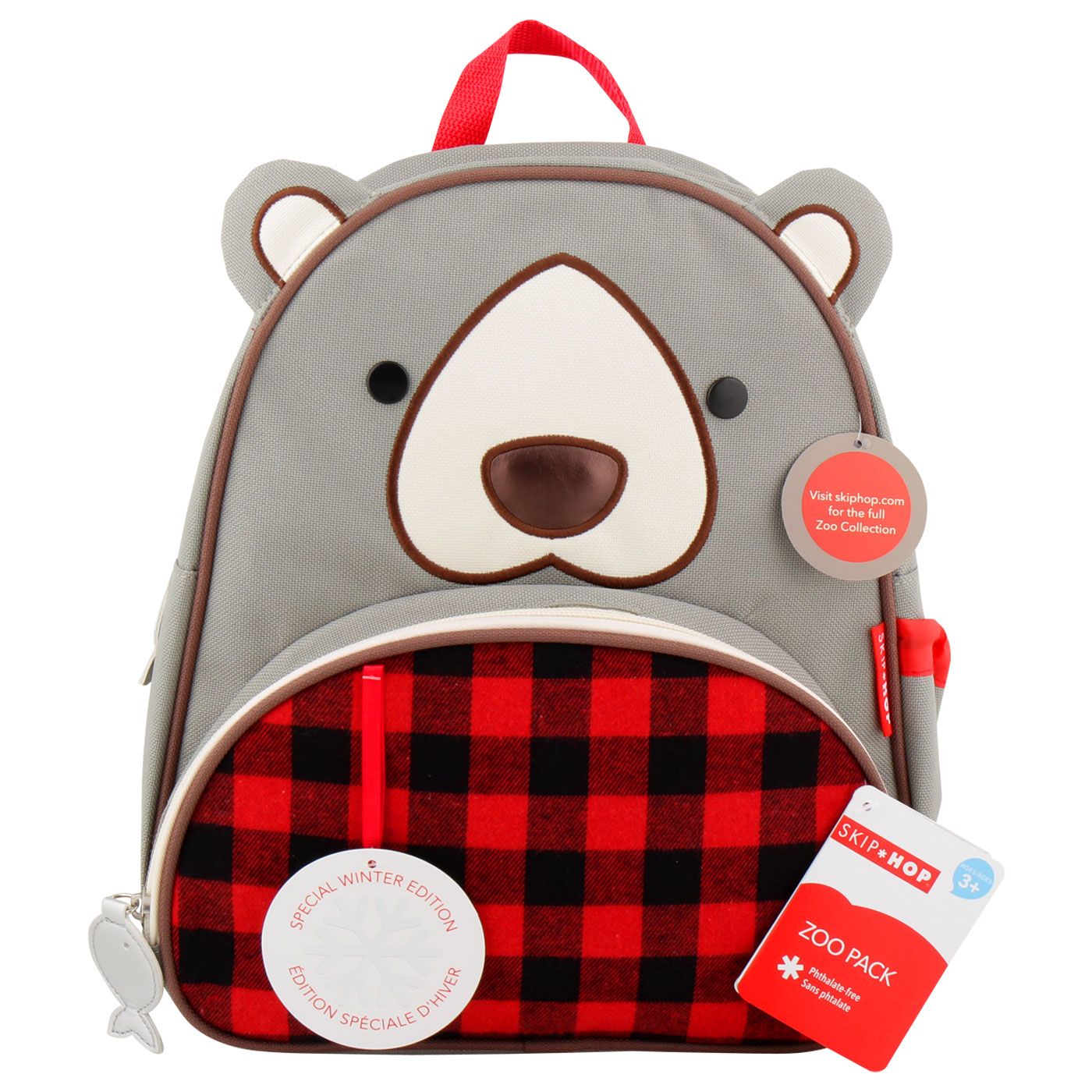 SkipHop Winter Backpack- Bear - 1