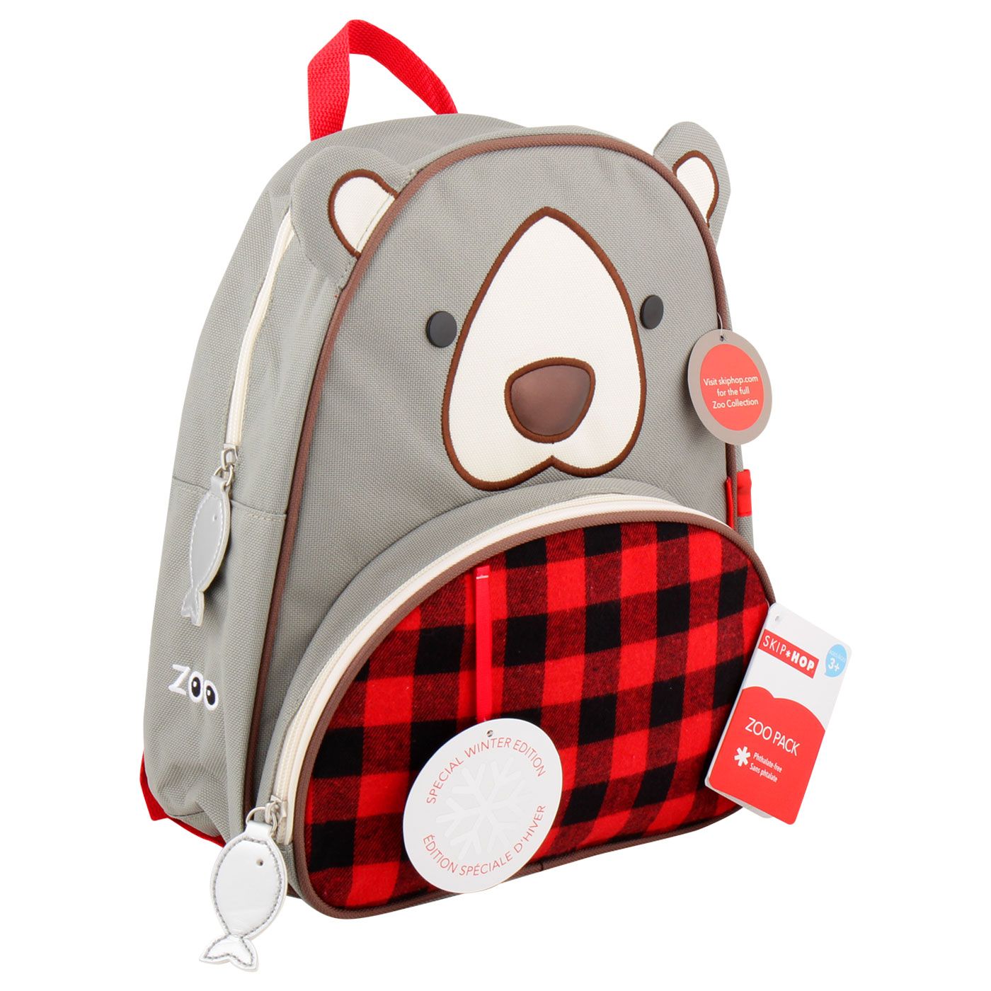 SkipHop Winter Backpack- Bear - 2