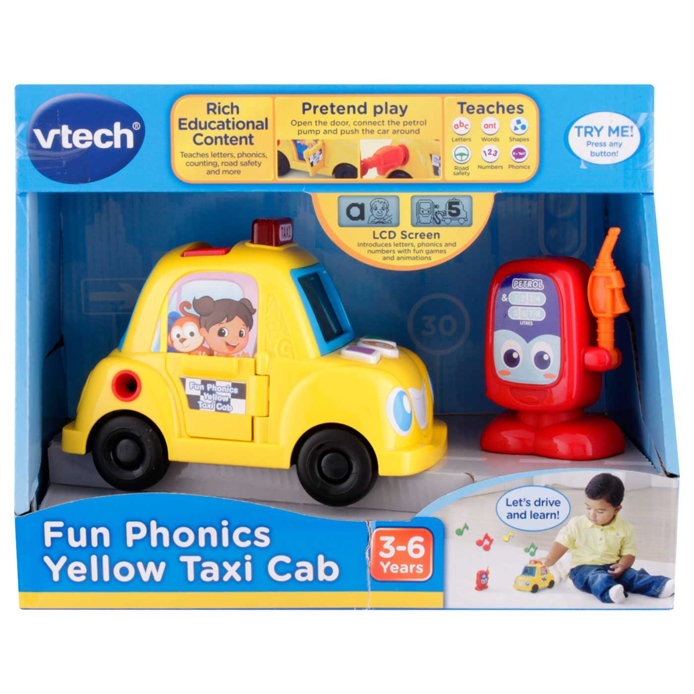 Vtech Fun Phonics Yellow Taxi Cab - 1