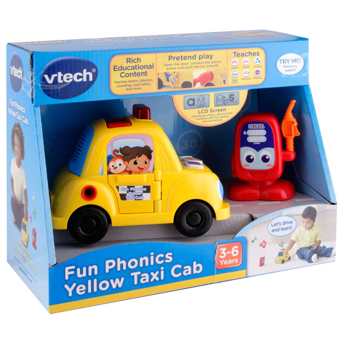 Vtech Fun Phonics Yellow Taxi Cab - 2