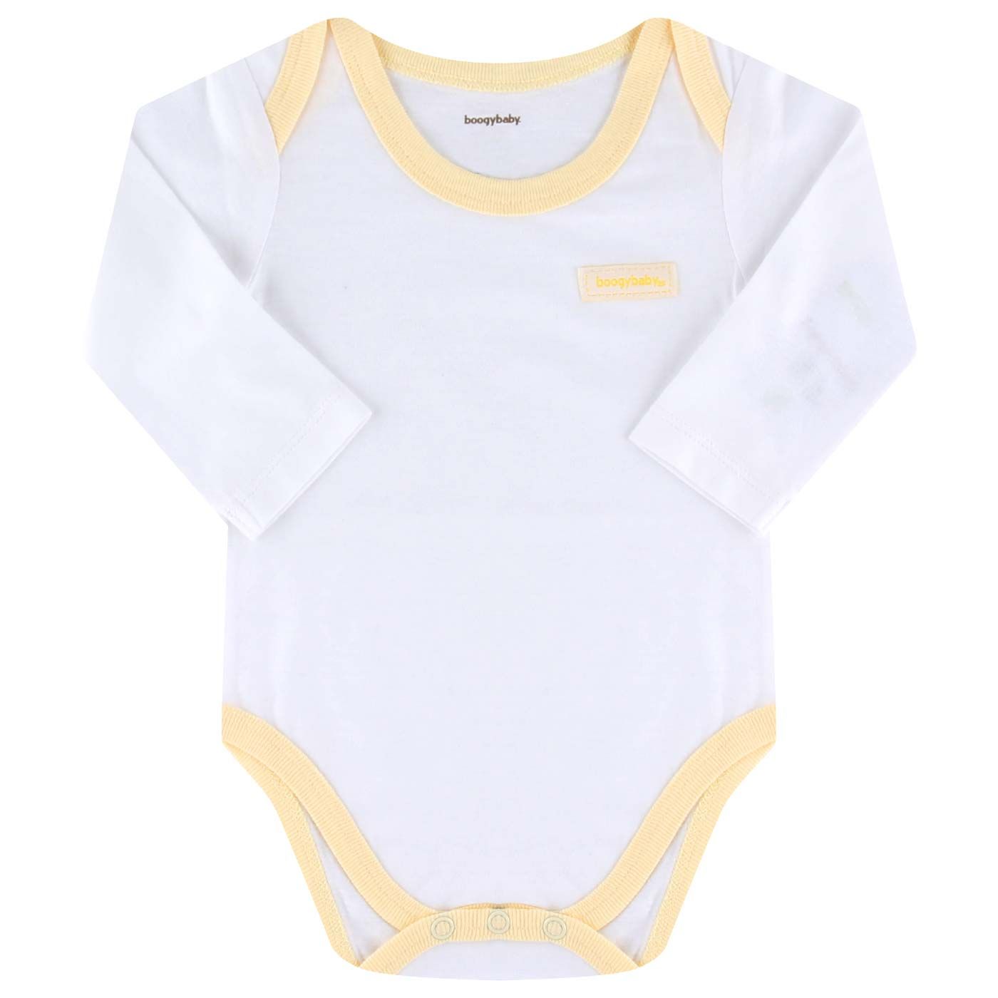 Boogybaby Jumpsuit-NB Month-Yellow - 1
