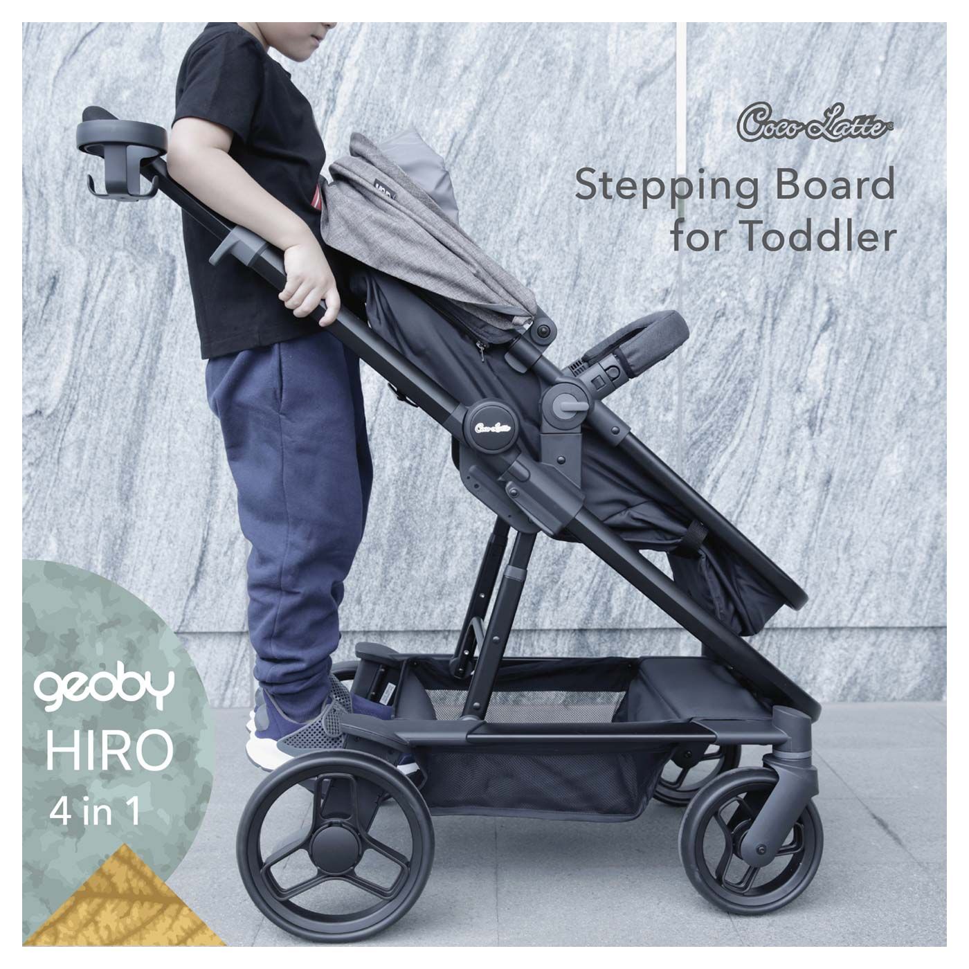 Cocolatte Stroller Cl 3205 Hiro Grey - 12