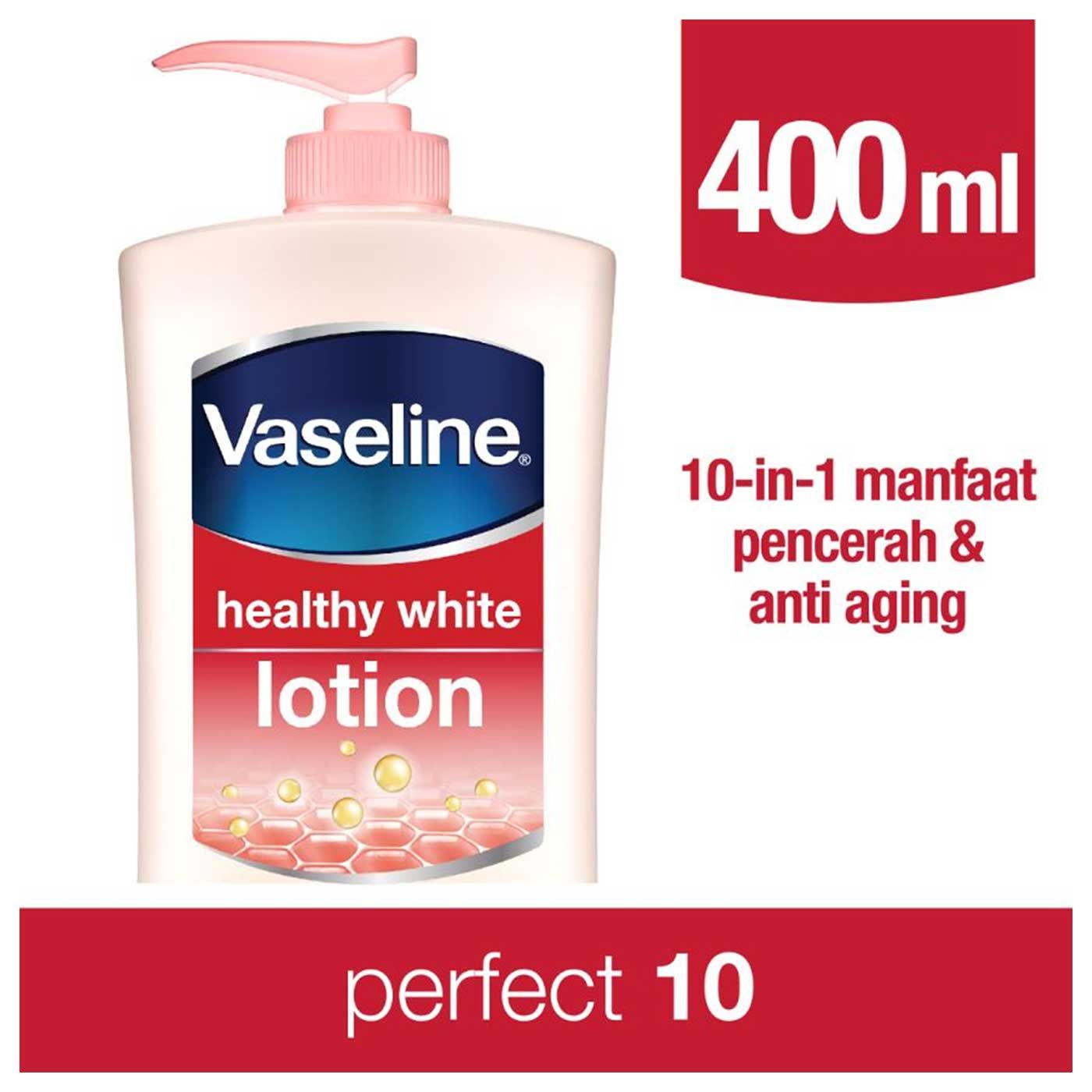 Vaseline Lotion Healthy White Perfect 10 400ml - 1