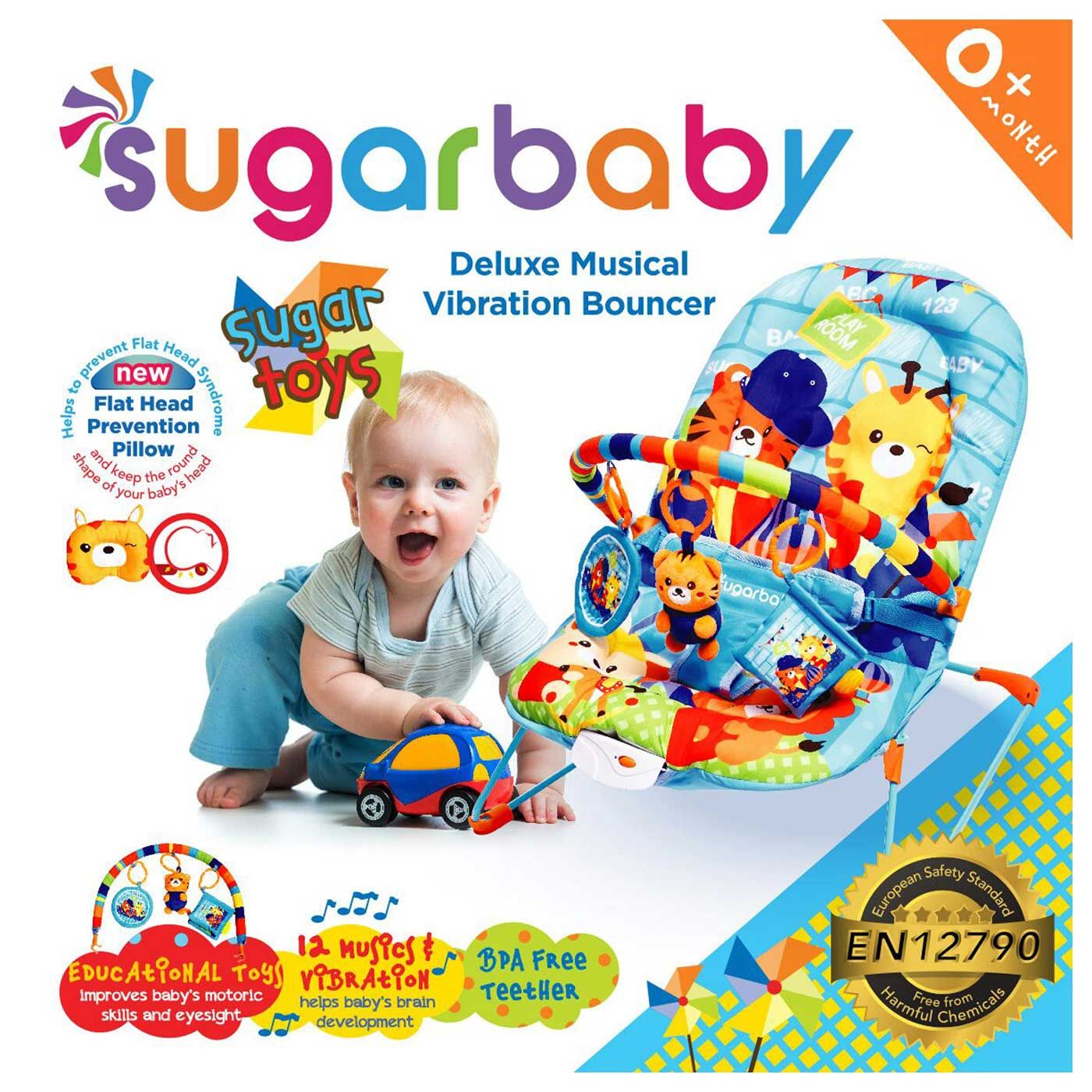 Sugar Baby Bouncer 1 Recline - Sugar Toys - 1