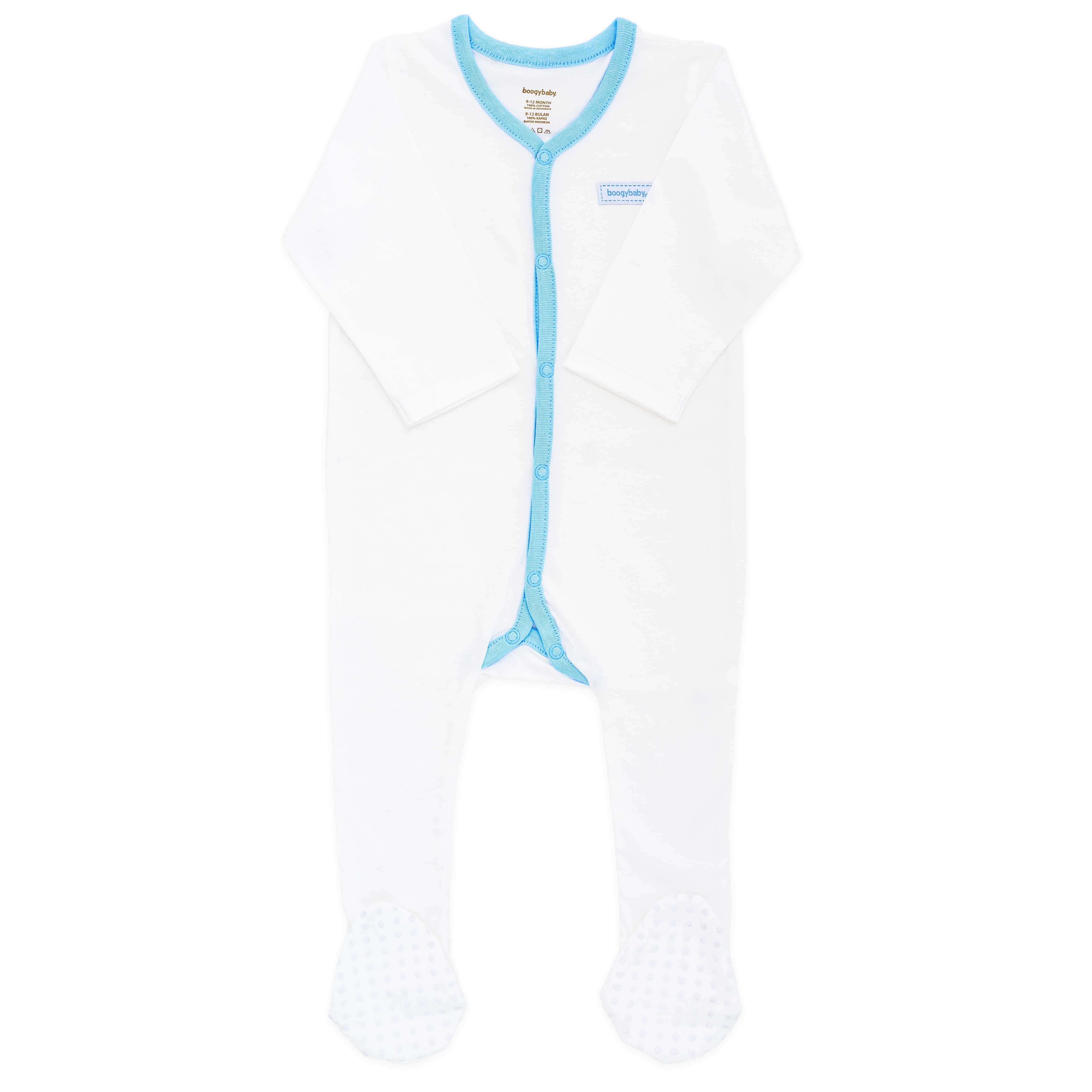 Boogybaby Sleepsuit-NB-Blue - 1