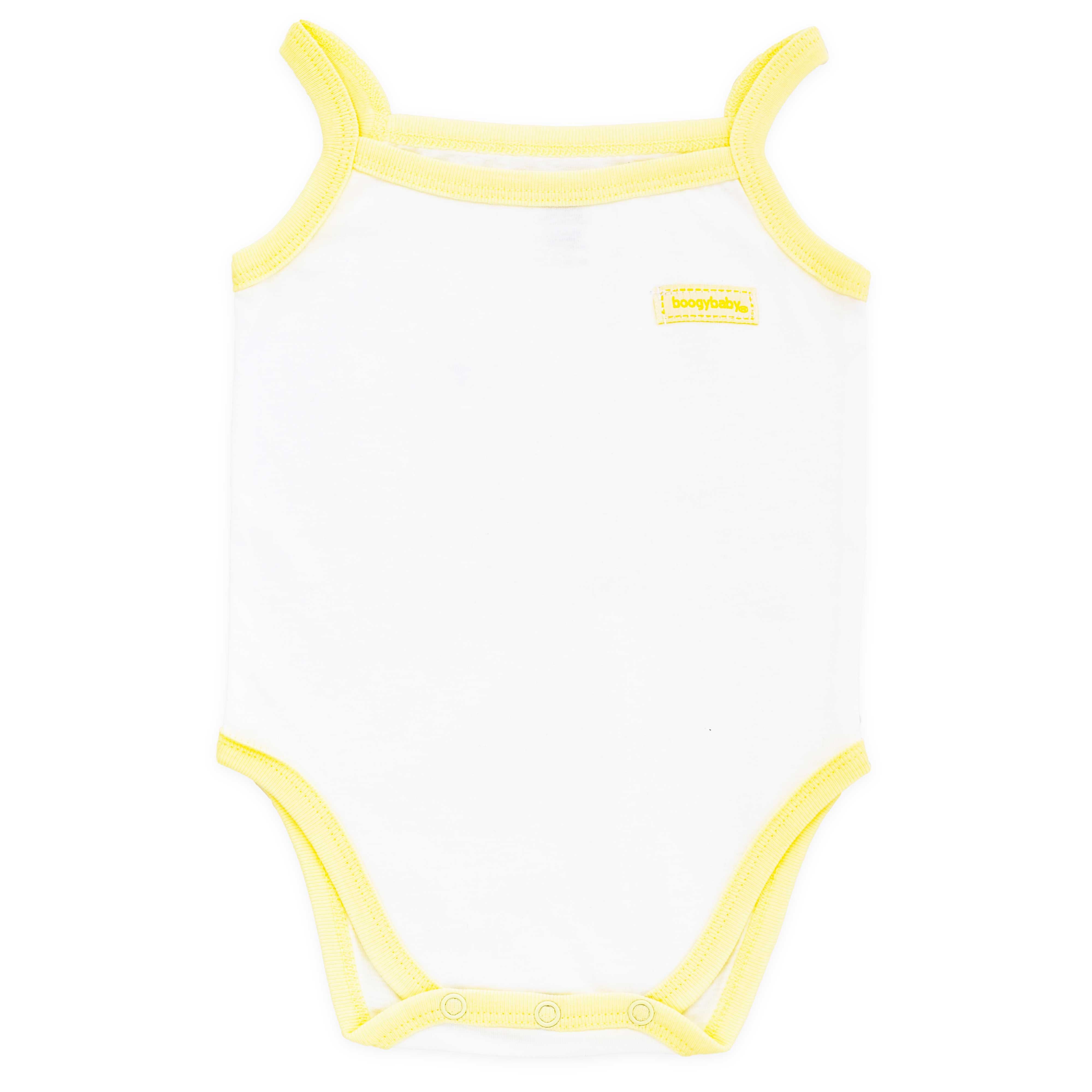 Boogybaby Tank Suit-0-3Month-Yellow - 1