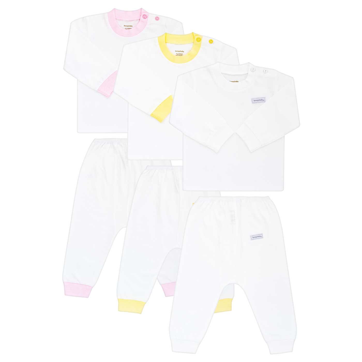 Boogybaby Long Top And Trousers Girl-6-9Month (Isi 3) - 1