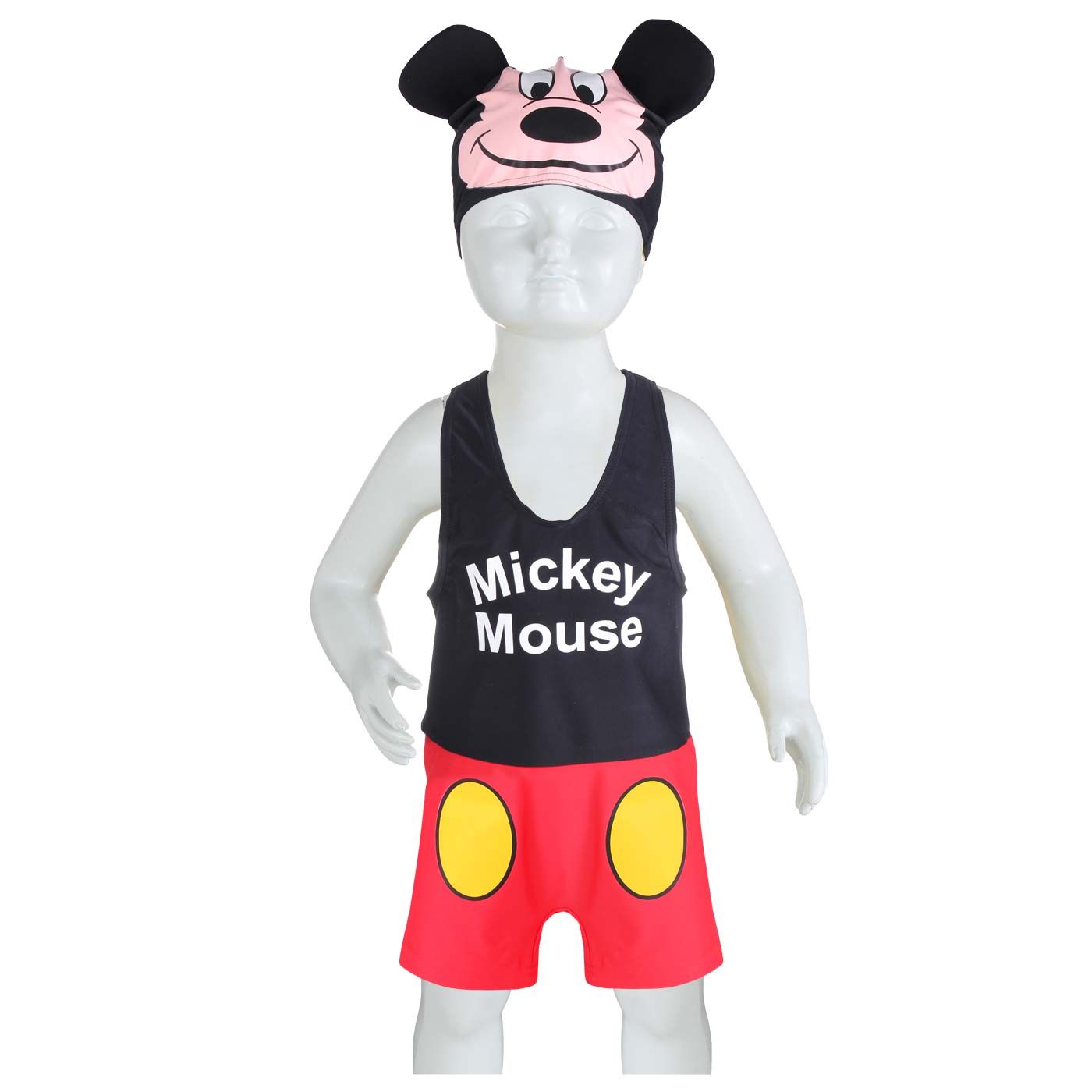 Kiddiewear Mickey Swimsuit with Hat-90 - 1
