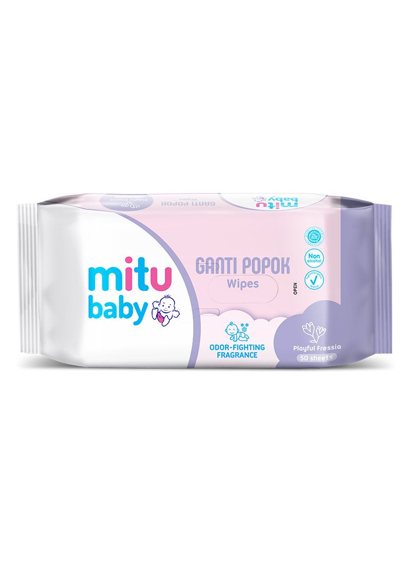 Mitu Baby Ganti Popok Purple (50's) - 1
