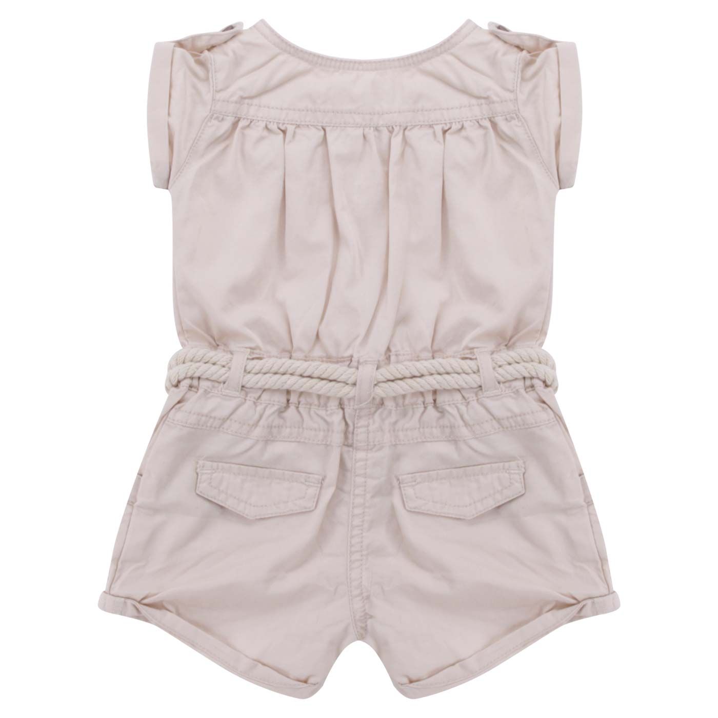 Kiddiewear Baby Girl Bodysuit with Belt-Brown-6-9M - 2
