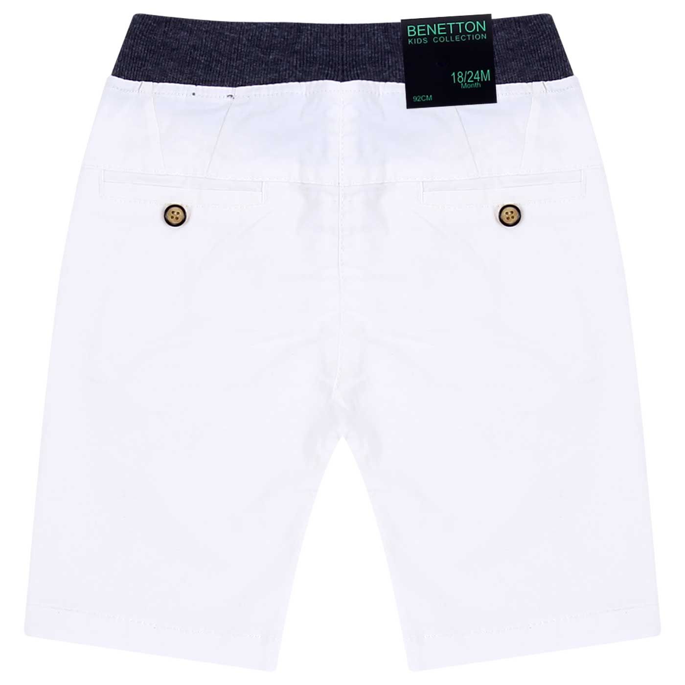 Kiddiewear Baby Boy Short Pants-White-6-9M - 2