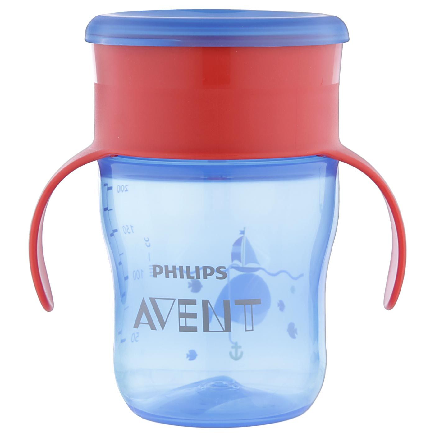 Philips Avent Grown Up Cup 9+ Blue Red 260ml - 3