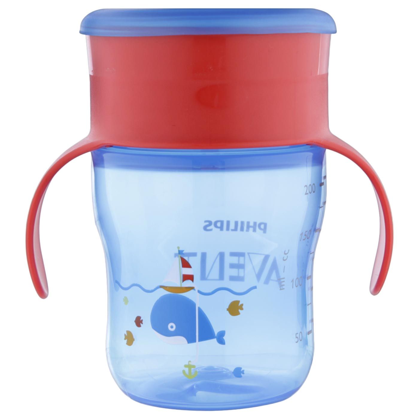 Philips Avent Grown Up Cup 9+ Blue Red 260ml - 4