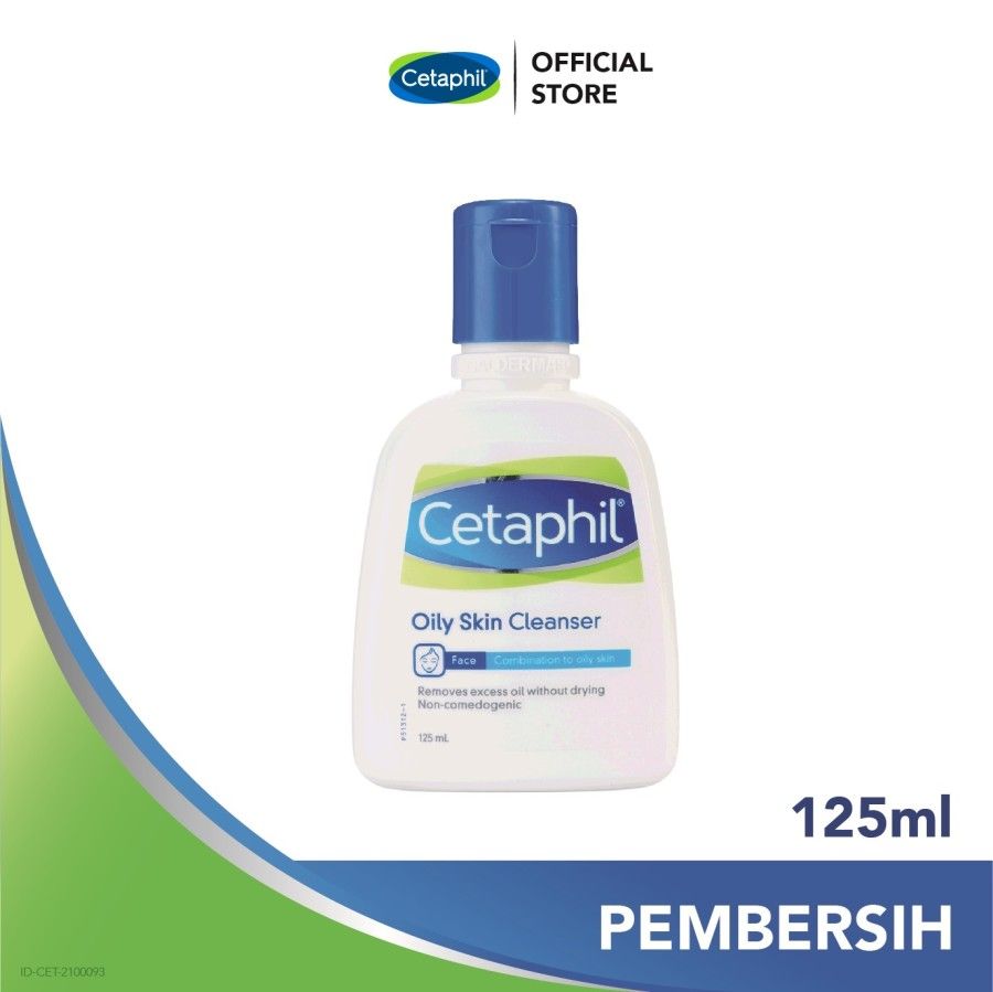 Cetaphil Oily Skin Cleanser 125ml Skin Care Pembersih Muka untuk Kulit Berminyak - 1