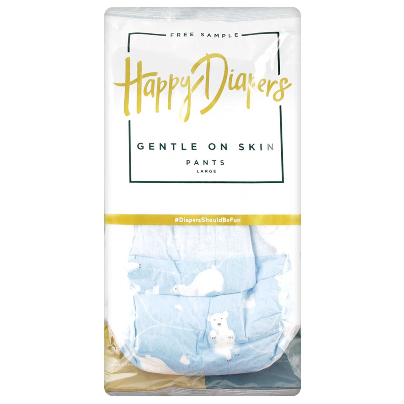 Happy Diapers One Day Package L 4's - 8