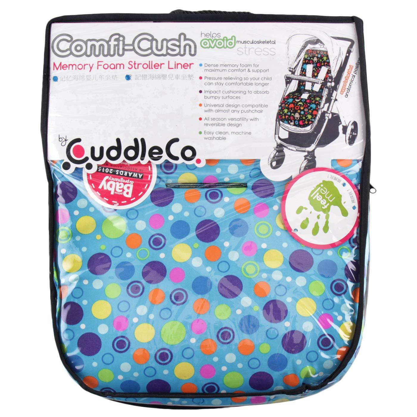 CuddleCo Comfi-Cust Blue Spots - 1