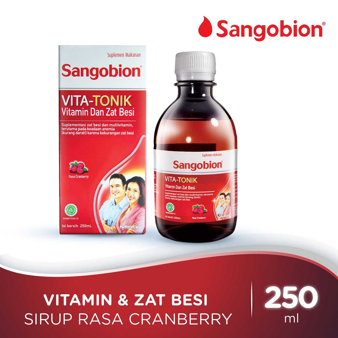 Sangobion Vita-Tonik Vitamin dan Zat Besi 250mL - 1
