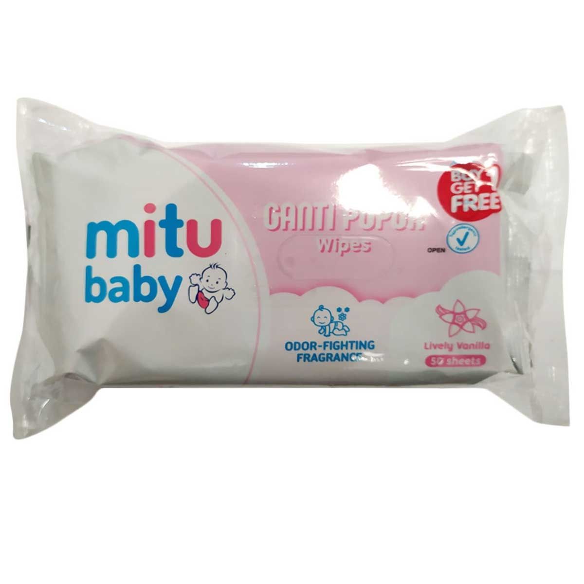 Mitu Baby Ganti Popok White (50's) - 1