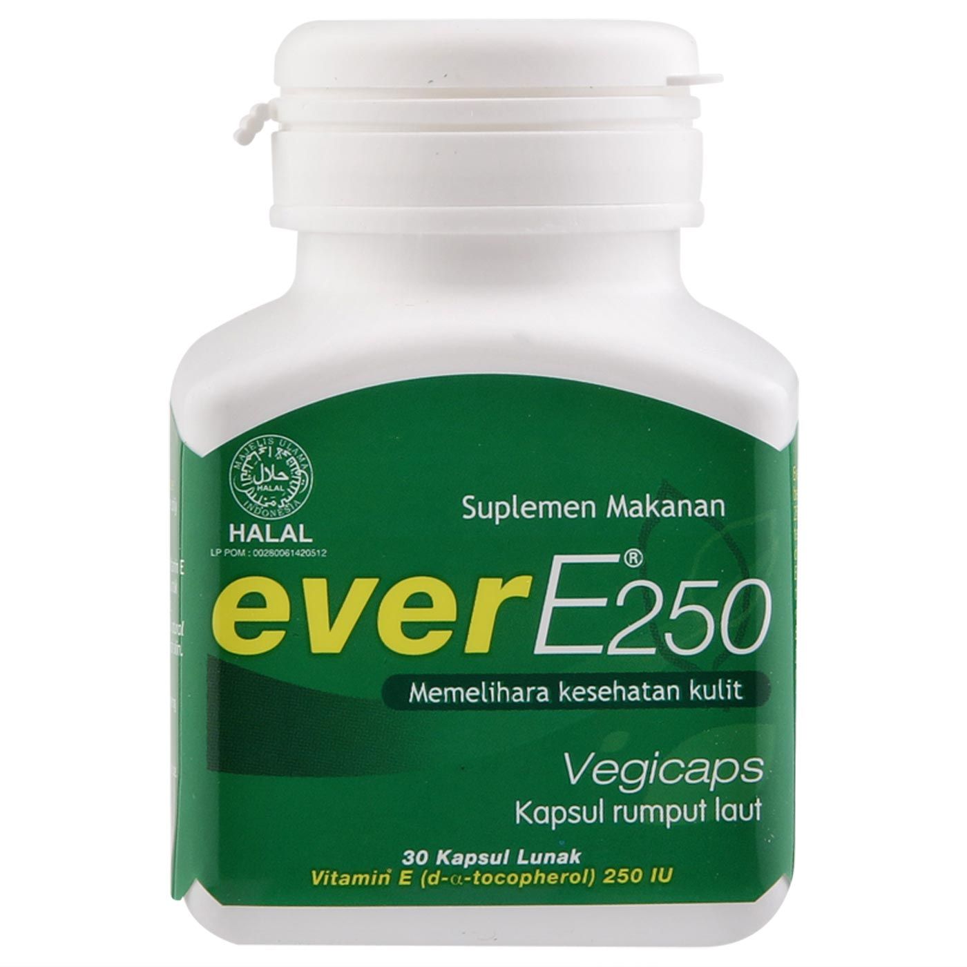 Jual Evere 250 Memelihara Kesehatan Kulit Vitamin E 30s Discontinued Termurah Harga Promo 4772