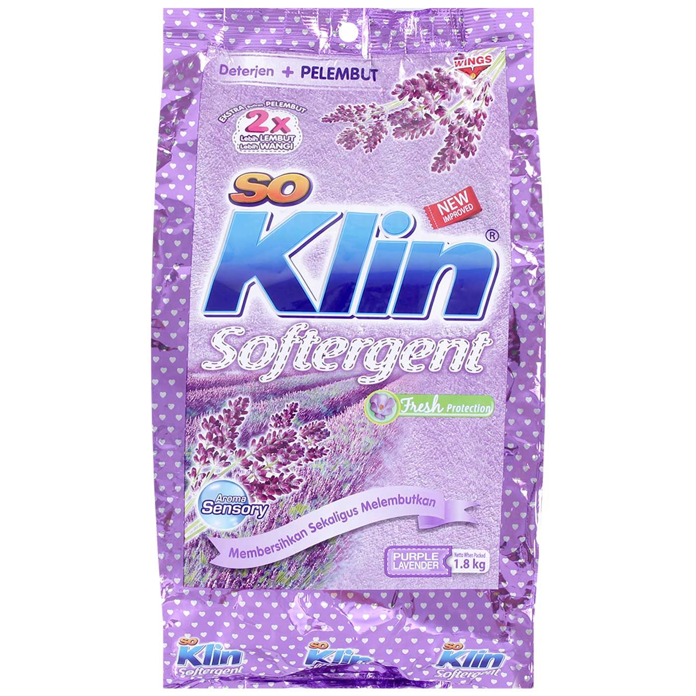 So Klin Powdet Softergent Purple Bag 1.8kg - 1