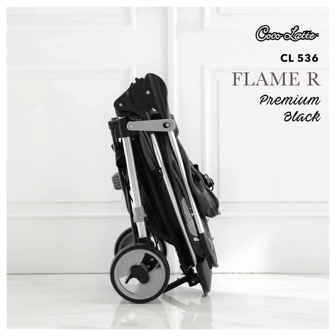 Cocolatte Stroller CL 536 Flame R- Premium Black - 3