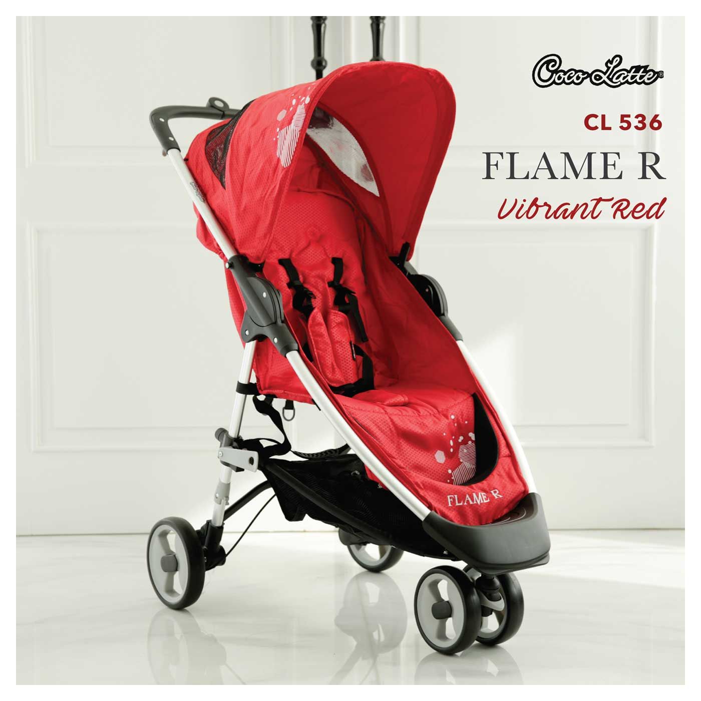 Cocolatte Stroller CL 536 Flame R- Vibrant Red - 1