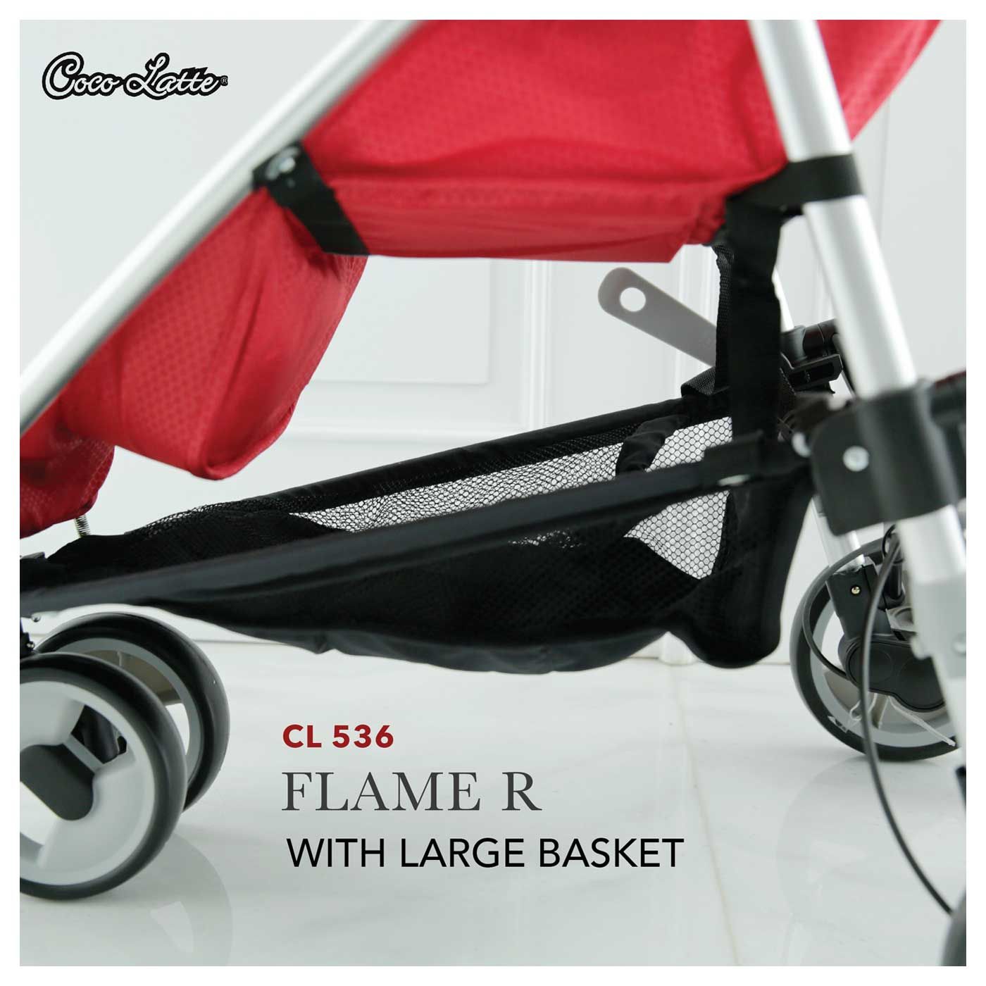 Cocolatte Stroller CL 536 Flame R- Vibrant Red - 3