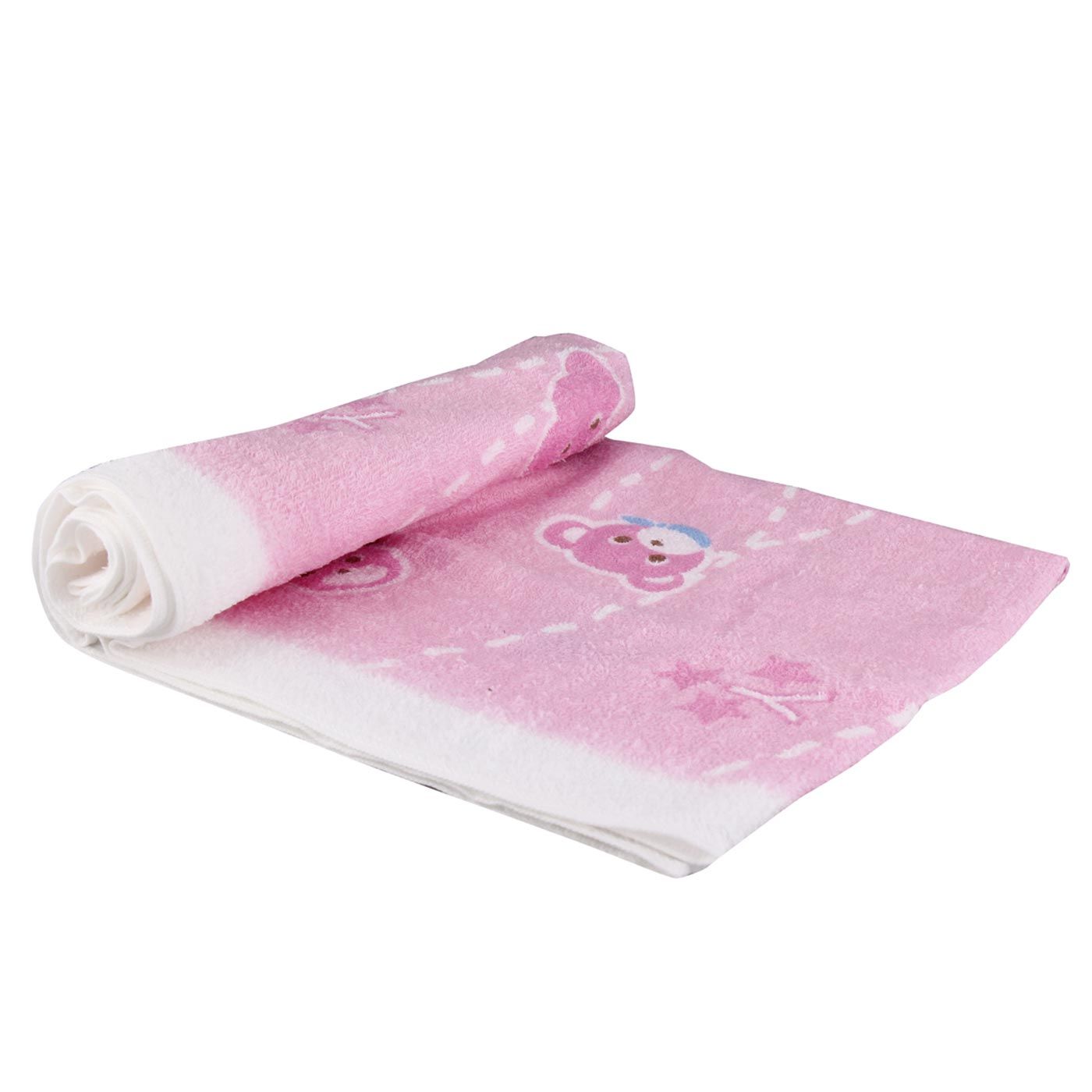 Cotton Tree Towel Animal Pink 60 x 120 - 3