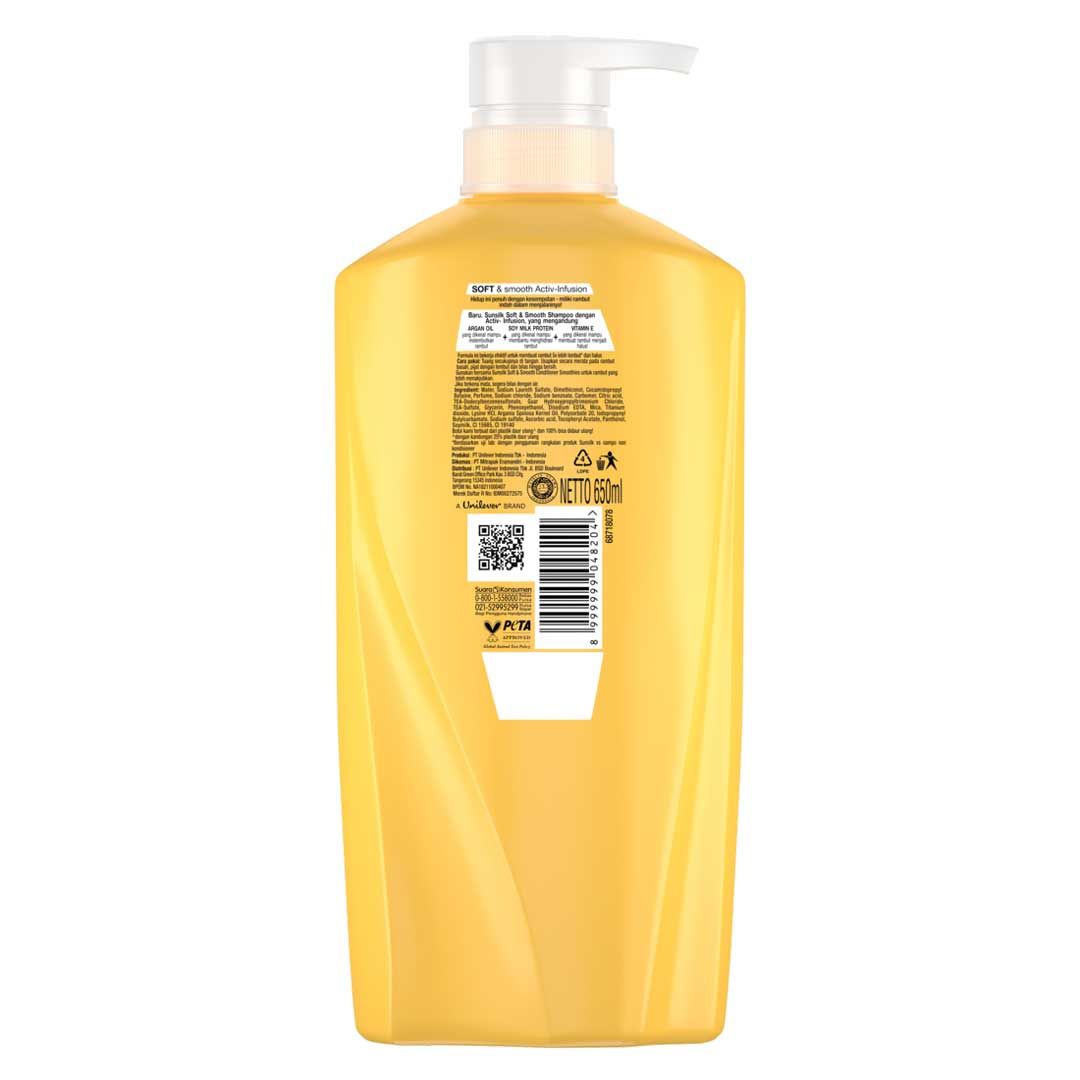 Sunsilk Shampoo Soft & Smooth 650ml - 3