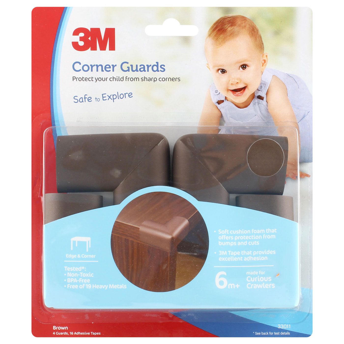 3M Child Corner Guard Brown - 1